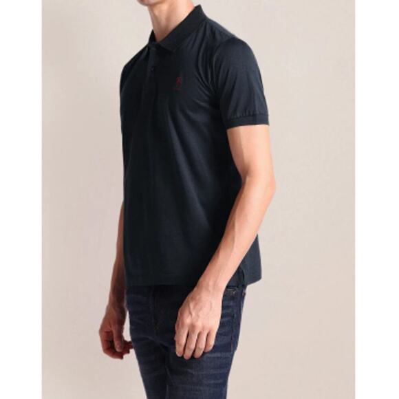 U.S. Polo Assn. Men's Black Cotton Relaxed Fit Ultimate Pique Polo Shirt Size L - Picture 3 of 8